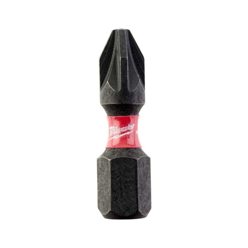 Milwaukee 4932430864 25mm Shockwave Pz2 Pozi Screwdriver Bit 25pk ...