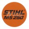 Stihl Model Plate Ms 250