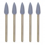 Proxxon 28288 5-Piece Bullet-shape Flexible Polishers for Fine Polishing