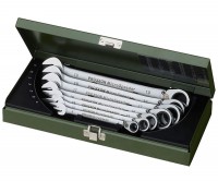 Proxxon 23124 7-piece 8-19mm Industrial 72-teeth MicroSpeeder Combination Spanner Set