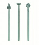 Proxxon 28720 Wolfram Vanadium Milling Bits, 3 Pieces