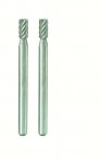 Proxxon 28722 Cylindrical Wolfram Vanadium Milling Bits, 3 mm, 2 Pieces