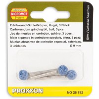 Proxxon 28782 Corundum Ball Grinding Bits, 3 pcs.  NO 28 782