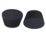 Proxxon 29092 50mm Professional Soft (Black) Polishing Sponges Conical (Pack of 2)