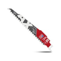 Milwaukee 48005221 Single Wood with Nails AX Carbide Sawzall Reciprocating Saw Blade 150mm x 5TPI