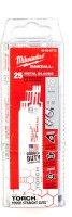 Milwaukee 150mm x 10TPI Metal Torch Demolition Sawzall Blades - 25pc