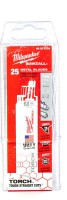 Milwaukee 48008784 Pack of 25 Torch Metal Cutting Sawzall Reciprocating Saw Blades 150mm x 18TPI