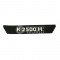 MILWAUKEE TYPE PLATE