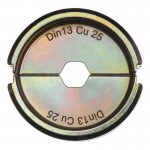 Milwaukee Crimp Die DIN13 Cu 25-1pc