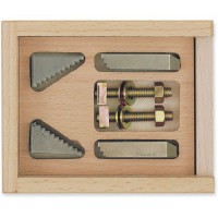 Proxxon 24256 Step Steel Clamp Set for workpiece thickness max. 20 mm