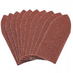 Draper 99261 Pack of Ten 80 Grit Hook and Loop Aluminium Oxide Sanding Sheets (32 x 92mm)