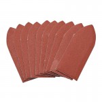 Draper 99263 Pack of Ten 240 Grit Hook and Loop Aluminium Oxide Sanding Sheets (32 x 92mm)