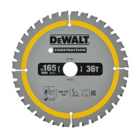 DeWalt 165mm x 20mm 36T Construction Circular Saw Blade - DT1950-QZ