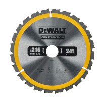 DeWalt 216mm x 30mm 24T Construction Circular Saw Blade - DT1952-QZ