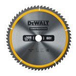 DeWalt 305mm x 30mm 60T Construction Circular Saw Blade - DT1960-QZ