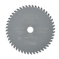 DeWalt 165mm x 20mm 48T TCT Extreme Workshop Triple Chip Circular Saw Blade for Laminates - DT4087-QZ