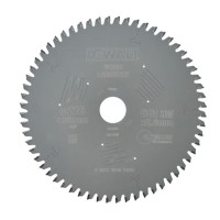 DeWalt 216mm x 30mm 60T TCT Triple Chip Extreme Workshop Circular Saw Blade - DT4370-QZ
