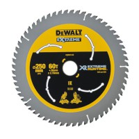 DeWalt 250mm x 30mm 60T Xtreme Runtime Circular Saw Blade to suit DCS778 - DT99573-QZ