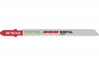 Festool 204336 Jigsaw Blade HS 75/3 BI/5 Pack of 5 Plastics and Solid Materials