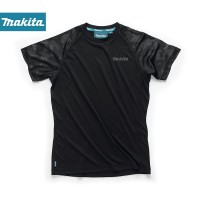 Makita MK102W Womens Black Tech T-Shirt Sizes 8-16