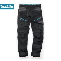 Makita MK303M Mens Black Vector Stretch Trousers 28\"- 40\"L, 29\"- 30\"W