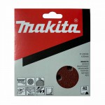 Makita P-43533 125mm 5\" 40g Hook & Loop Backed Abrasive Sanding Disc - Pack of 10