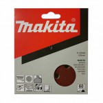 Makita P-43549 125mm 5\" 60g Hook & Loop Backed Abrasive Sanding Disc - Pack of 10