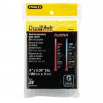 Stanley 1-GS10DT 7mm Pack of 24 Dual Temp Mini Glue Sticks 100mm 4in