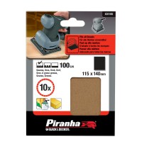Black & Decker Piranha X31155 1/4 Sheet 115mm x 140mm Sand Paper Medium 100g.