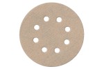 Metabo 625728000 White Hook & Loop Sanding Discs 125mm 80 Grit - Pack of 25