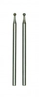 Proxxon 28222 Diamond Grinding Bit (Ball), 1.8 mm, 2 Pieces NO 28 222