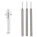 Proxxon 28864 HSS Micro Drills - 0.5mm Tungsten Vanadium (Pack of  3) NO 28 864