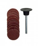 Proxxon 28982 Sanding Discs With Arbor 18mm 120 / 150 Grit Pack of 10 NO 28 982
