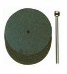 Proxxon 28820 Corundum Cutting Discs � 38 mm, 5 pcs with Arbor NO 28 820