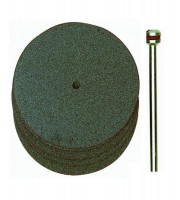 Proxxon 28820 Corundum Cutting Discs � 38 mm, 5 pcs with Arbor NO 28 820