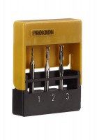 Proxxon 27116 3-piece Tungsten Milling Cutters 1-2-3mm