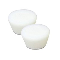 Proxxon 29092 50mm Professional Hard (White) Polishing Sponges Conical (Pack of 2)
