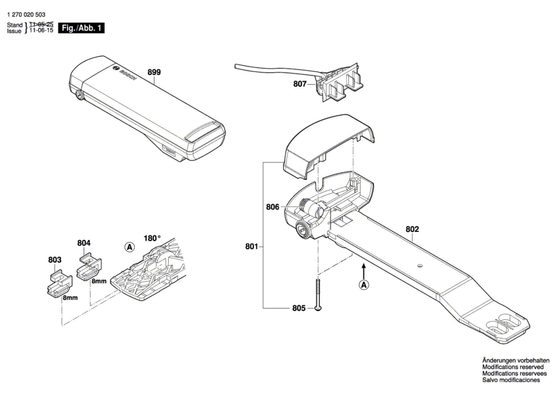 Bosch 1 270 020 503 ---- Battery Spare Parts SPARE_1270020503 from ...