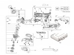 Milwaukee 4000458626 HD18AG125-0 Angle Grinder Spare Parts