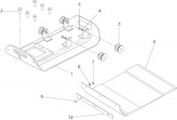 Altrad Belle PCX Compactor Plate Spare Parts - Baseplate Assembly (Honda & Robin)