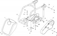 Altrad Belle PCX Compactor Plate Spare Parts - Bedplate & Front Cover (Honda & Robin) (From Serial No. 071435(UK))