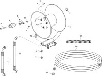 Altrad Belle PWX Pressure Washer Spare Parts - Hose Reel