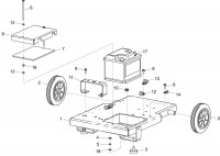 Altrad Belle PWX Pressure Washer Spare Parts - Chassis Assembly (PWX 15/250 Yanmar)