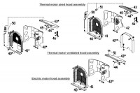 Altrad Belle AT350 Road Tow Mixer Spare Parts - Hood assembly