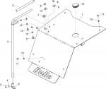 Altrad Belle BMD 300 Minidumper Spare Parts - Cowl Assembly - EPA, North America (Up To 146132)