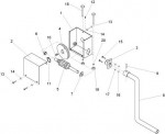 Altrad Belle BWE 150/200/250 Upright Mixer Spare Parts - Crank Handle Assembly (BWE-150K / 150KJ / 200K / 200KJ)