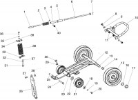 Altrad Belle Compact Saw Floor Saw Spare Parts - Lifting Assembly