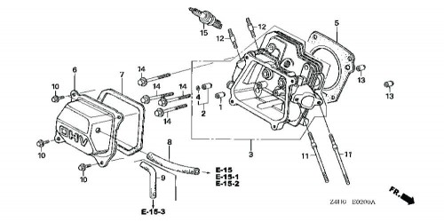 Honda Gx120 Ut1 Full Engine Spare Parts - Cylinder Head SPARE_H-GX120 ...