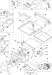 Altrad Belle Magiktile 180 Tile Saw Spare Parts - Main Assembly