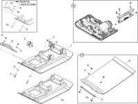 Altrad Belle PCLX 320-400 Compactor Plate Spare Parts - Baseplate Assembly (PCLX 320 & 400)
